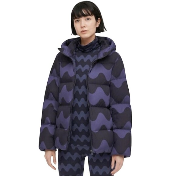 Uniqlo x Marimekko Jackets & Blazers - Uniqlo x Marimekko Ultra Light Down Cocoon Parka Hooded Jacket Size M